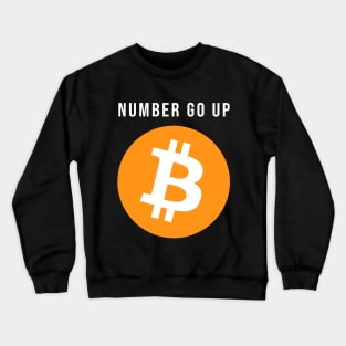 Number Go Up - Bitcoin Crewneck Sweatshirt